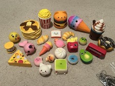 Squishy Lot of 25 Food Assorted Slow Rise Squishies