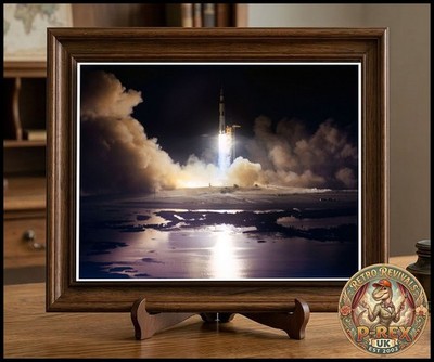 Apollo 17 Final Lunar Mission Lab gedrucktes Foto: 10''x8''