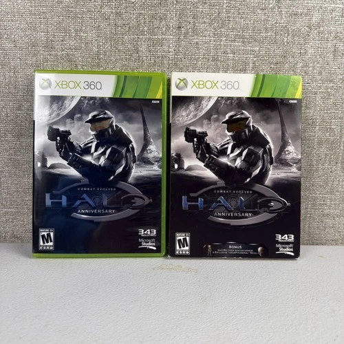 Halo Combat Evolved Anniversary (Xbox 360) Complete CIB W/ Slip Cover Tested