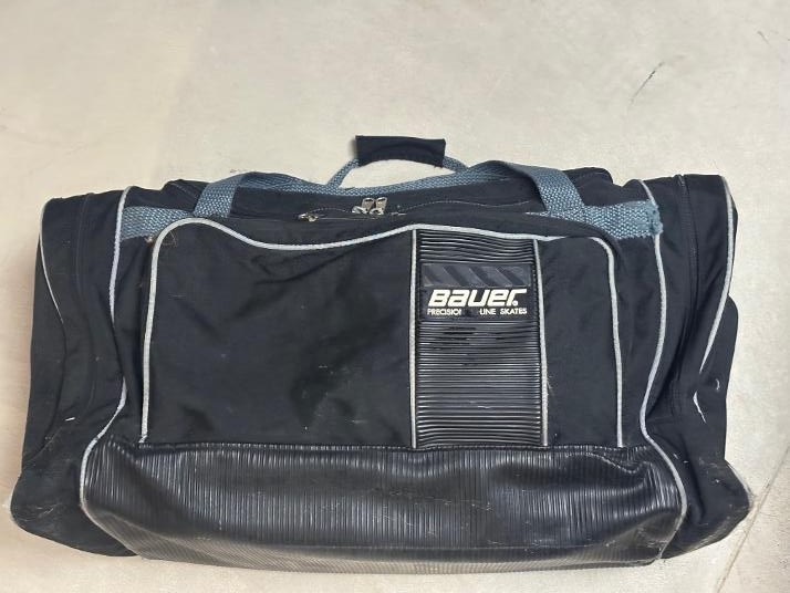 OLD VINTAGE BAUER RHI INLINE ROLLER HOCKEY DUFFLE GYM EQUIPMENT BAG 26 x 15 x 15