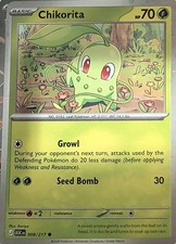Chikorita (Cosmos Holo) 008/217 Holo Carte e Prodotti Vari Pokemon NM
