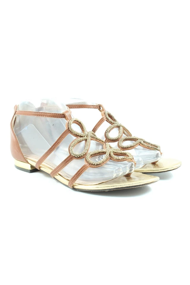 VINCE CAMUTO Sandales à lanière Dames Sandales T EU 37 brun style décontracté - Photo 1/4