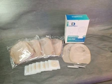 Konweda • 2 Pc. Stoma Bag Pouch | Ostomy Supplies | 22 Ct. | 3" Flange | 7 Rings