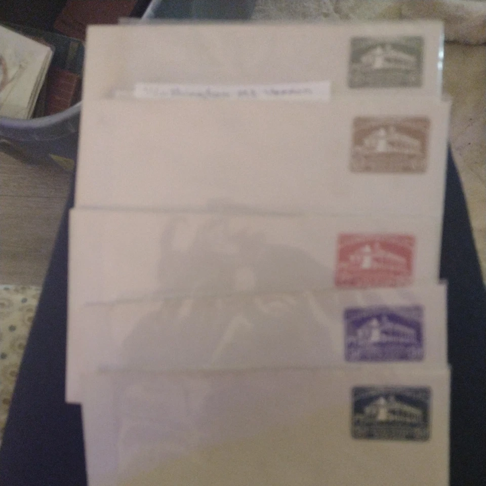 U.S. Postage 1732-1932 Washington Mount Vernon 1-5 c Envelopes Unused  (e150 - Image 2 of 4