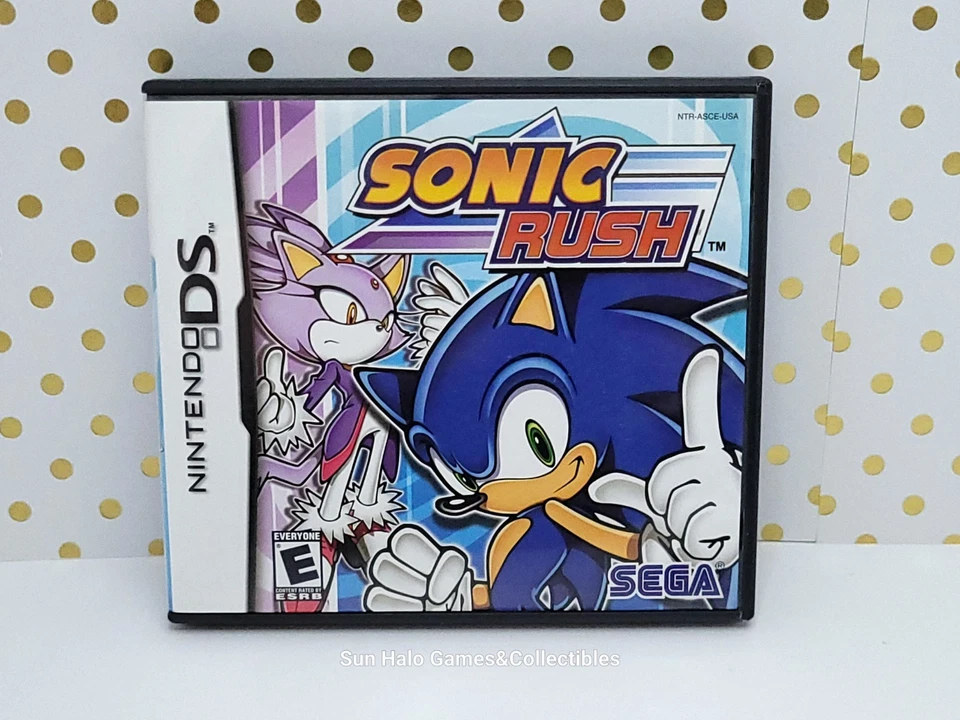 Sonic Rush Authentic (Nintendo DS, 2005) CIB Complete, TESTED - Image 2 of 4