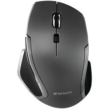 Cordless Blue-LED Notebook Mouse, Ergonomic, 6 Buttons, 2.4 GHz