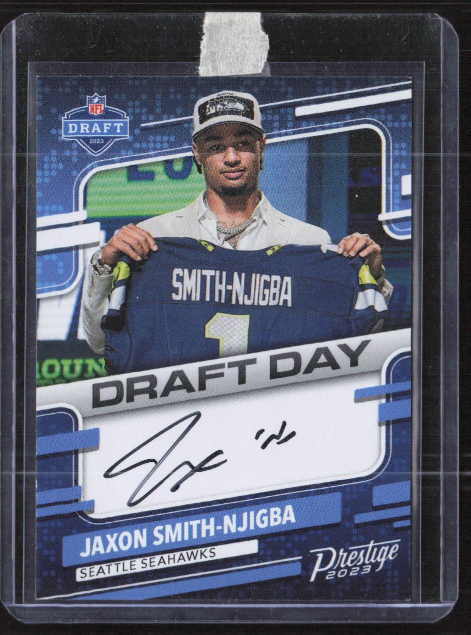 2023 Panini Prestige - Draft Day Signatures #DDS-JSN Jaxon Smith-Njigba
