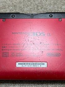 3DS LL XL red  black Japan Nintendo Console Japanese B187