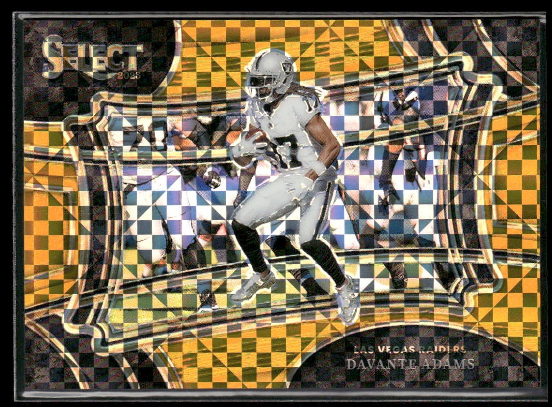 2023 Panini Select Davante Adams Field Level Gold Prizm /10 Raiders