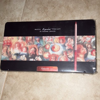 Marco Renoir Fine Art 72 Colored Pencils Set Multicolor Pencil Set 3100-72TN