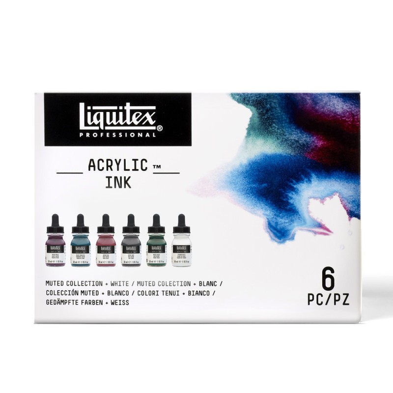 Encres acryliques Liquitex 30ml pour dessin illustration et calligraphie sur papier