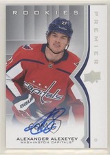 2020 Upper Deck Premier Rookies Silver Spectrum Alexander Alexeyev #99 Auto x6g
