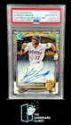 Konnor Griffin 2025 Bowman Chrome Speckle Refractor Auto /299 PSA Auto 10