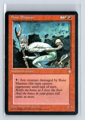 BONE SHAMAN (2x)   Ice Age   Common MTG Magic the Gathering