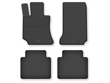 Gummifußmatten für Mercedes E W212 2009-2016 4tlg Schwarz ohne Stopper Gummifußmatten für Mercedes E W212 2009-2016 4tlg Schwarz ohne Stopper