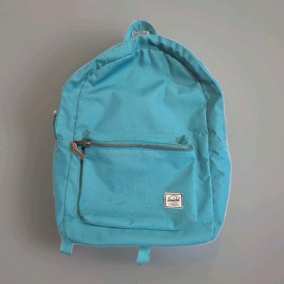 Used Turquoise Unisex Canvas  Hershel Supply Backpack