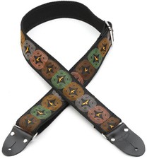 PRS Deluxe Retro Guitar Strap with Custom Jacquard - Orange Birds