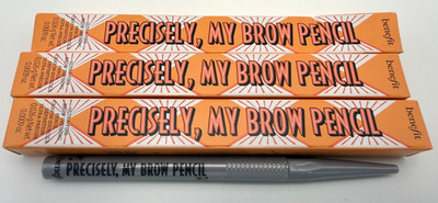 3x Benefit Precisely My Brow Pencil Shade 4 Warm Deep Brown Mini NIB