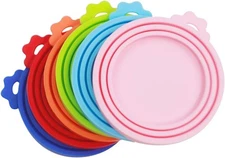 6-Pack Pet Food Can Lids BPA-Free Dishwasher Safe Covers for Dog & Cat