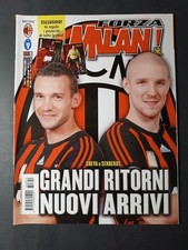 Rivista FORZA MILAN! GRANDI RITORNI NUOVI ARRIVI n 9 (2008) Sheva con poster