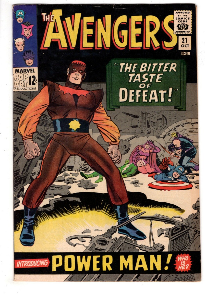 AVENGERS #21 (1965) - GRADE 7.5 - 1ST APPEARANCE OF POWER MAN ERIK