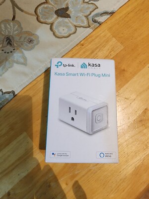 TP-Link Kasa Smart Wi-Fi Mini Plug With Energy Monitoring- White 15A KP-115 NEW
