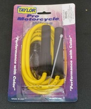 Taylor Sumax 86485 Yellow Pro Comp 8mm 36 Spark Plug Wire Leads Set Deep Boot