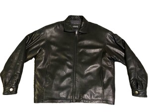 kasper leather jacket