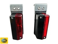 2X Umrissleuchte 12V 24V Positionsleuchte Begrenzungsleuchte Rot Hella