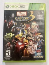 Marvel Vs Capcom 3 Fate Of Two Worlds Xbox 360 Game w/ Case (TESTED)