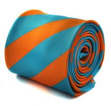 Frederick Thomas Herren Krawatte - Orange & T...