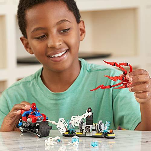LEGO Marvel Spider-Man Spider-Man Motorcycle Rescue 76113 Building