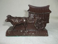 C 1920S MALAYA TAI CHENG CO LTD PENANG BANKING ADVERTSING METAL FIGURE NA78
