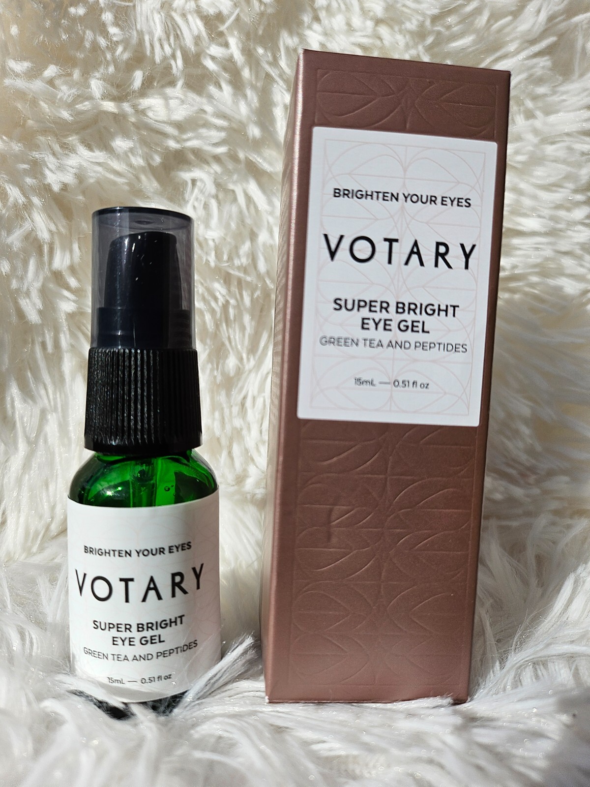 Votary Super Bright Eye Gel Green Tea & Peptides 15ml