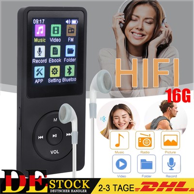 Tragbare Bluetooth MP3 Musik Player Musik Playback Sound Hi-Fi MP3 Player 16GB