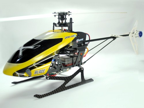Microheli Blade 200 S / 200 SR X Silver Al. / Carbon Fib Landing Gear MH-2SRX006 - Picture 4 of 4