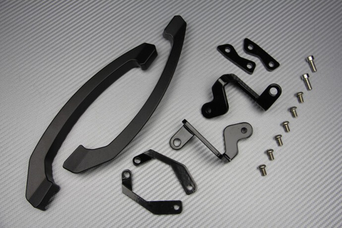 Poignée arrière passager H& en aluminium robuste pour moto YAMAHA MT-07