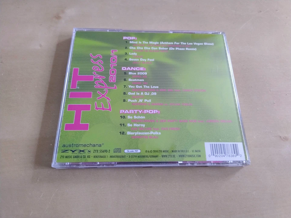 Hit Express 2010/1 CD Compilation Pop Danc Rock Hip Hop Euro House Techno Trance - Bild 3 von 3