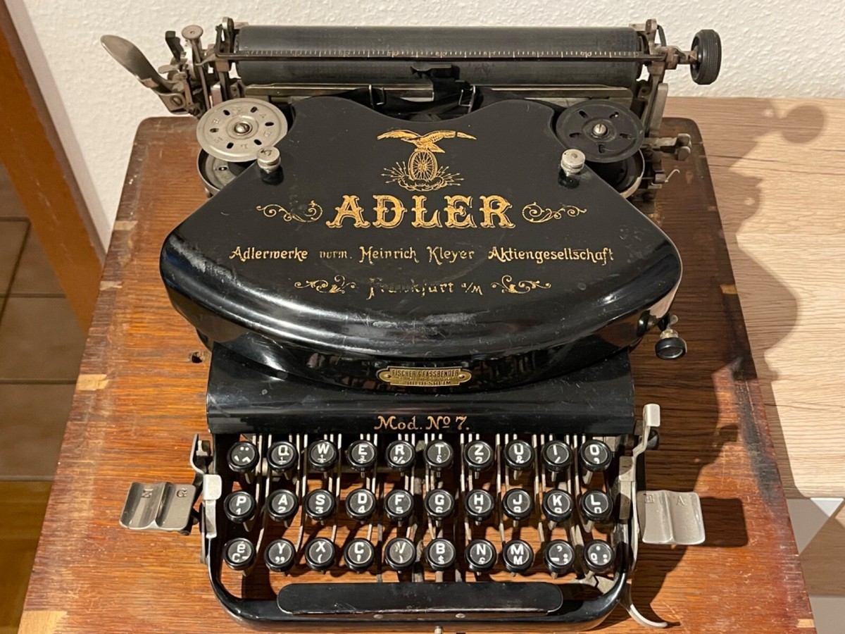 Adler No. 7 Antique Typewriter | eBay