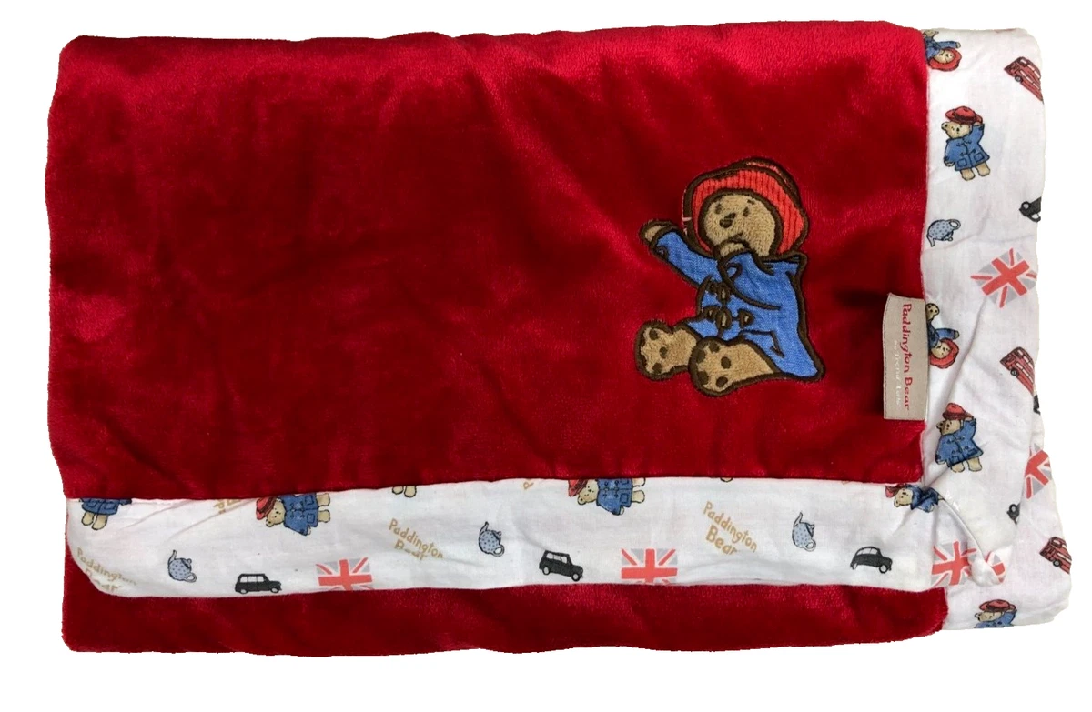 Paddington Bear Red Baby Blanket