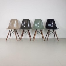 Vintage Eames Dsw Stühle Herman Miller 50s 60s Mitte des Jahrhunderts Seafoam