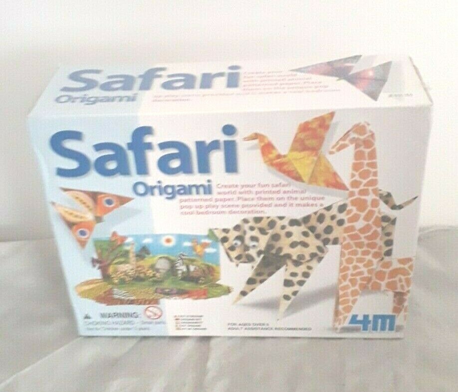4M Safari Animals Origami NEW SEALED