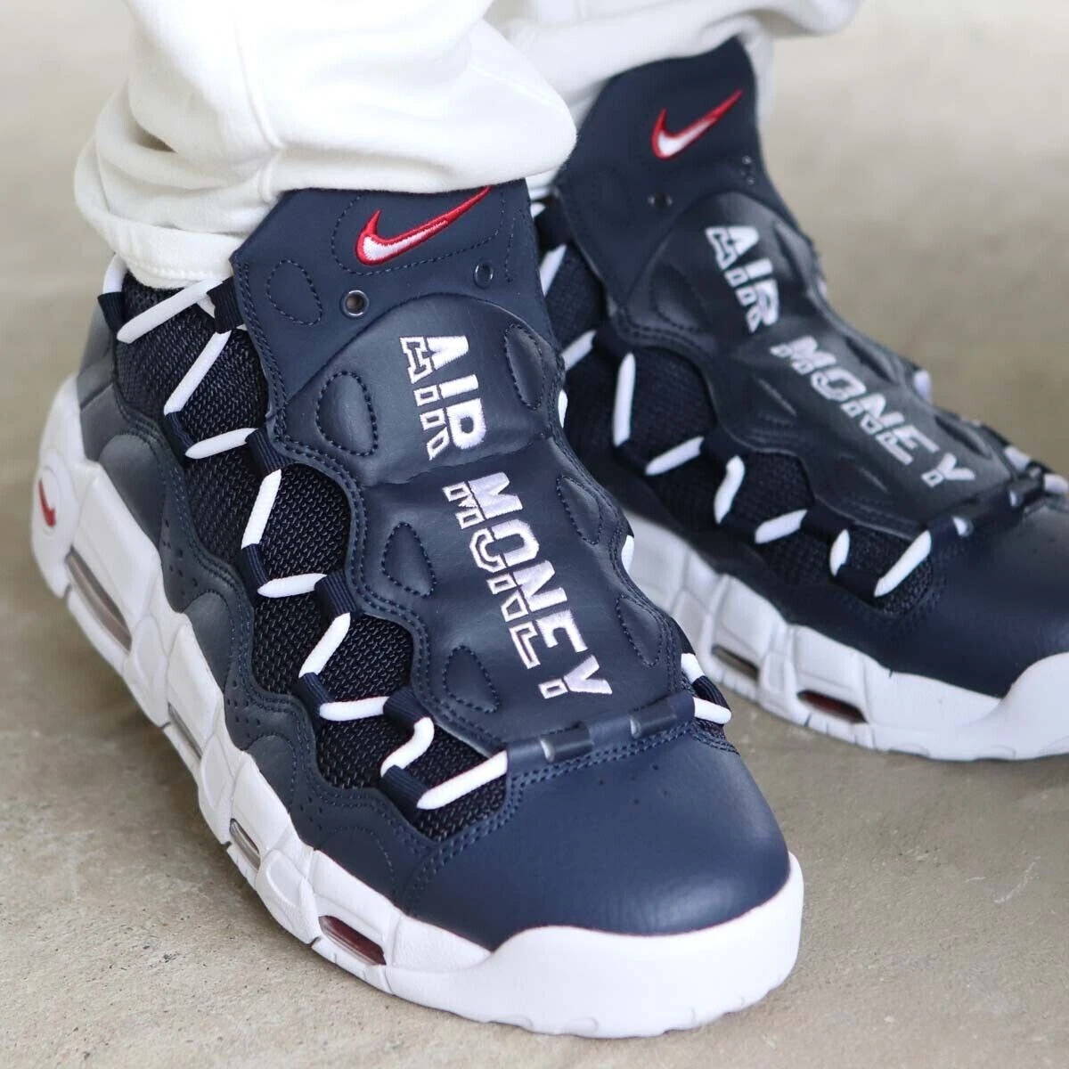 Nike Air More Money Obsidian for Sale | Authenticity Guaranteed | eBay