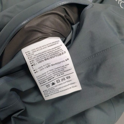 Chaqueta Arc’teryx Zeta SL Gris Hombre Pequeña Gore-Tex - Imagen 8 de 11