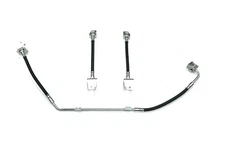 Rear Rubber Brake Hoses, Fits 99-04 Jeep Grand Cherokee (3 Hoses)