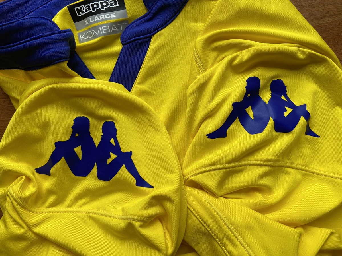 LEEDS UNITED 2015 2016 AWAY FOOTBALL SHIRT SOCCER JERSEY KAPPA sz