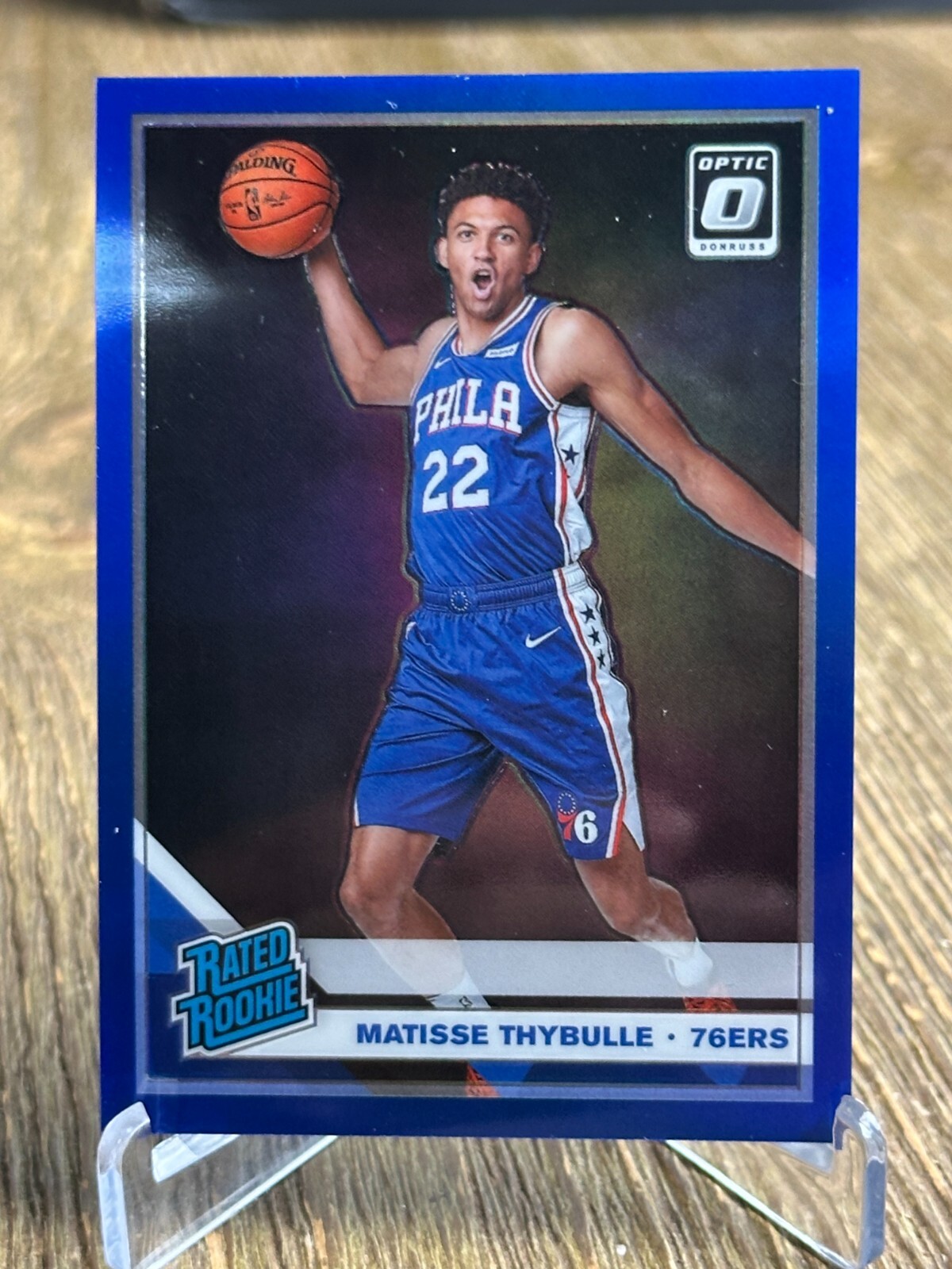 2019-20 Donruss Optic Rated Rookie #192 Matisse Thybulle True Blue Prizm SP #/59