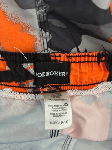 Joe Boxer vivid Board Shorts Tag XL elastic waist, tie front and pocket - Picture 3 of 6