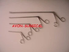 4 Hartman Alligator Forceps 3.5"+5.5"+6.5"+8" Surgical Veterinary Instrument - 