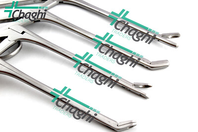 Weil Blakesley Nasal Forceps Premium Quality Bone Cutting Forceps 4 PCs Set C-T